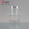 Mini tamaño de vaso de vaso de vino Goblet de vidrio grabado